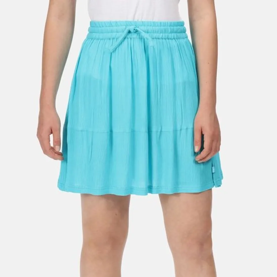 REGATTA WOMEN'S HANSIKA CRINKLE TIERED SKIRT SEASCAPE SIZE 14