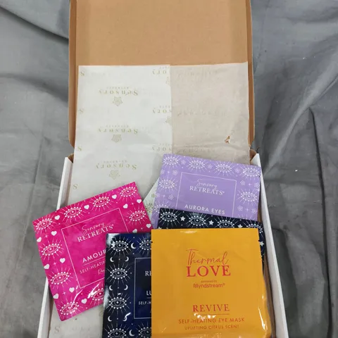 SENSORY RETREATS RELAX & REVIVE SELF HEATING EYE MASK DISCOVERY SET
