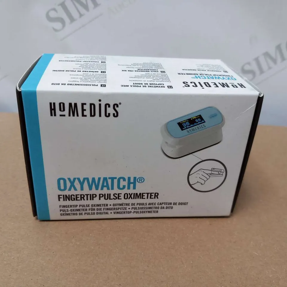 APPROXIMATELY 8 HOMEDICS OXYWATCH FINGERTIP PULSE OXIMETTER