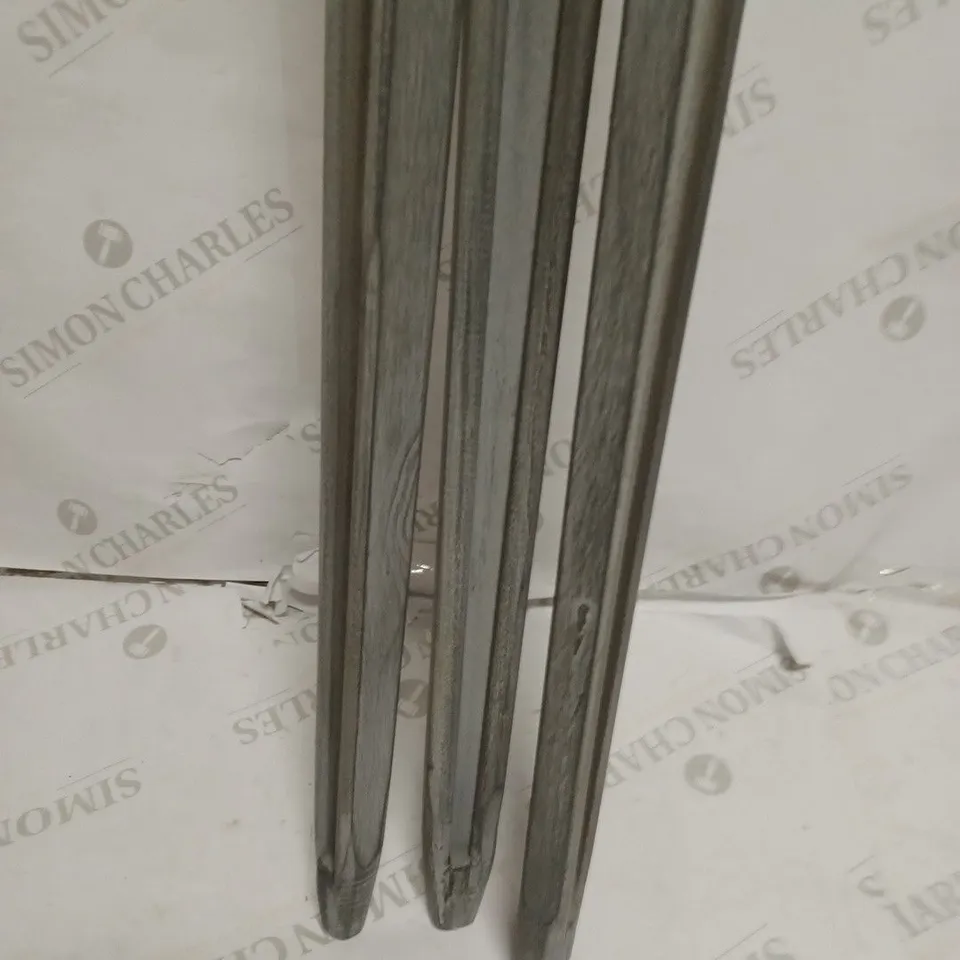 JOHN LEWIS JULES FLOOR LAMP - STEEL SHADE PINE WOOD - PART 1 OF 2