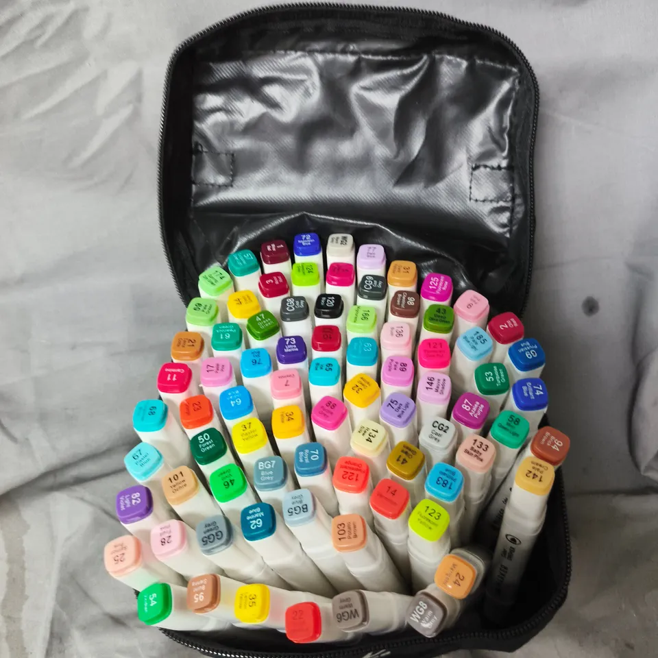 APPROXIMATELY 80 COLOUR DREMER MARKER PENS VARIOUS COLOURS
