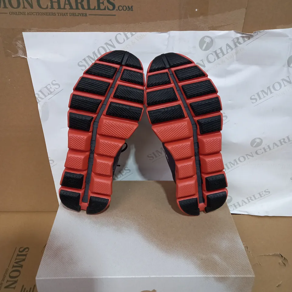 BOXED PAIR OF ON CLOUD X RUST TRAINERS SIZE 9