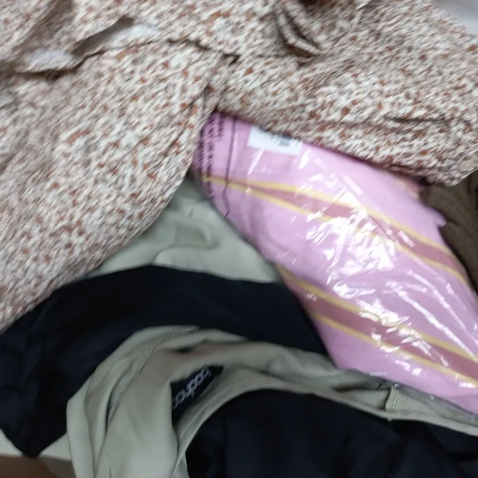 APPROXIMATELY 20 ASSORTED CLOTHING AND FASHION PRODUCTS IN VARIOUS STYLES AND SIZES - COLLECTION ONLY