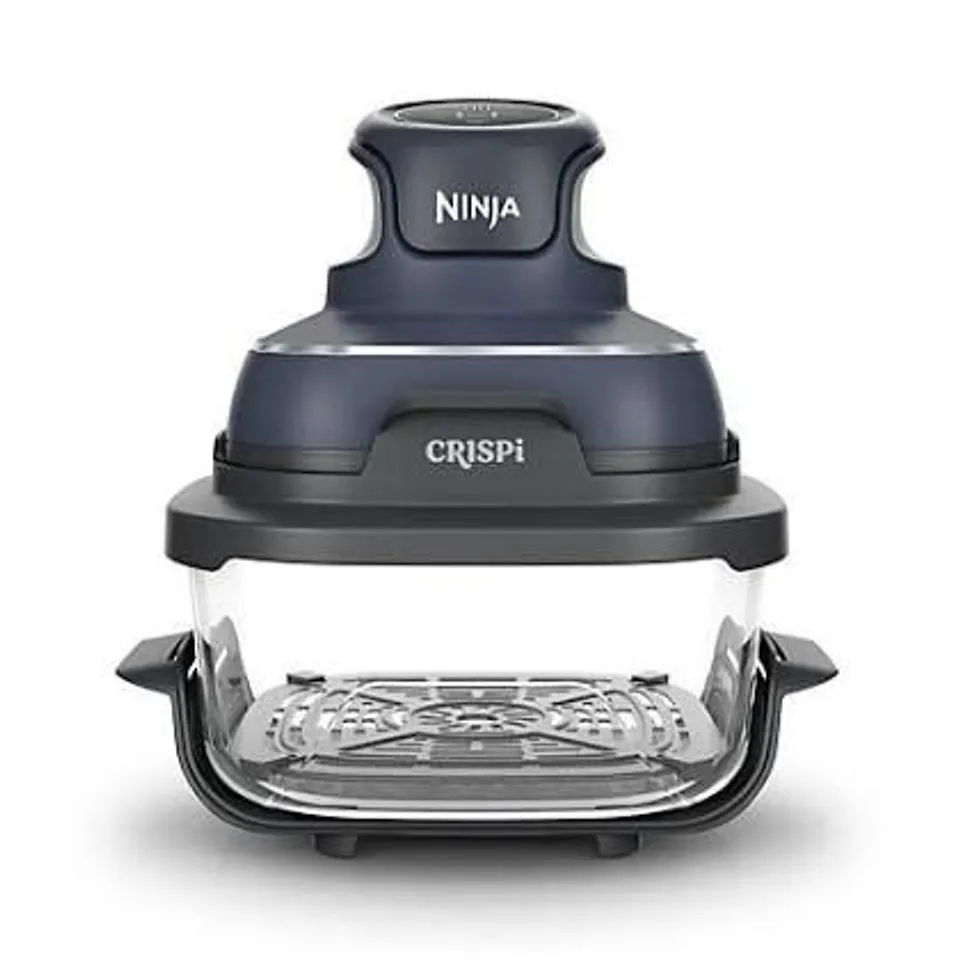 NINJA CRISP 4IN1 PORTABLE GLASS AIR FRYER