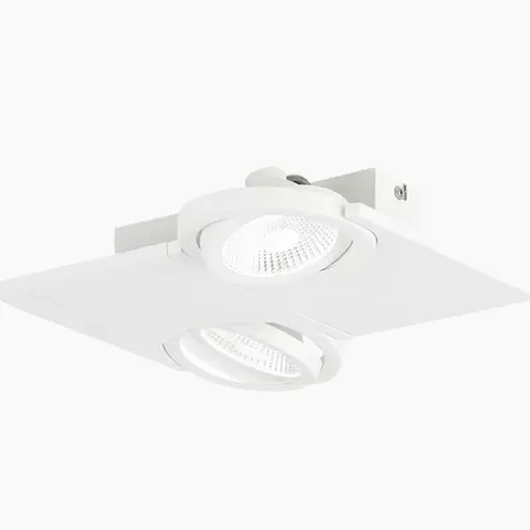 EGLO BREA CEILING 2 SPOTLIGHT ALUMINIUM WHITE