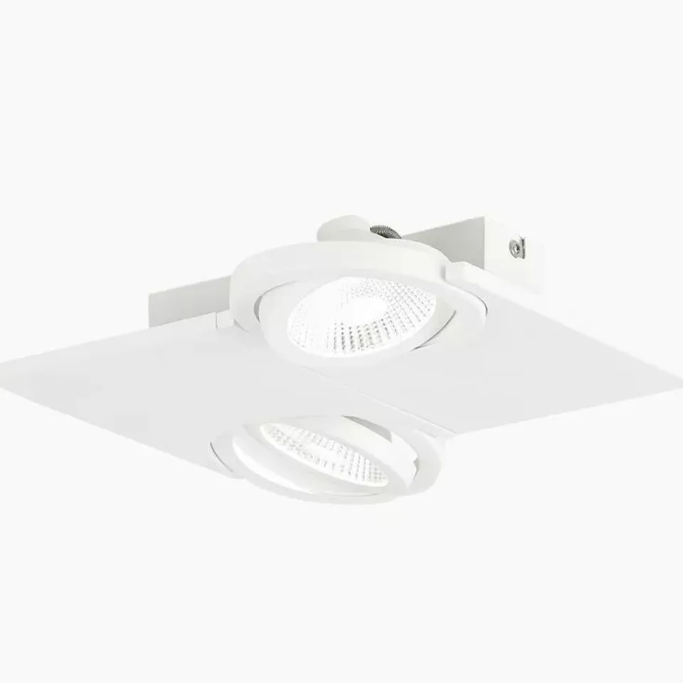 EGLO BREA CEILING 2 SPOTLIGHT ALUMINIUM WHITE