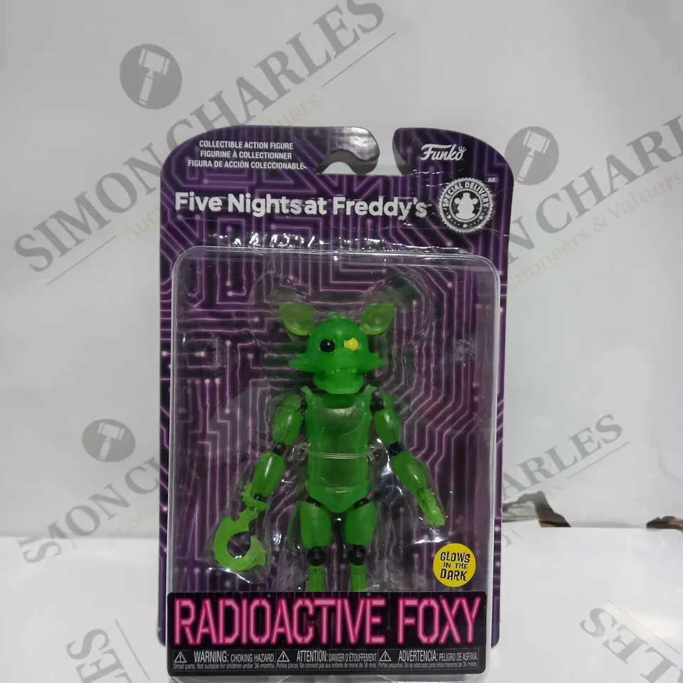 BOXED FIVE NIGHTS AT FREDDYS RADIOACTIVE FOXY FIGURE