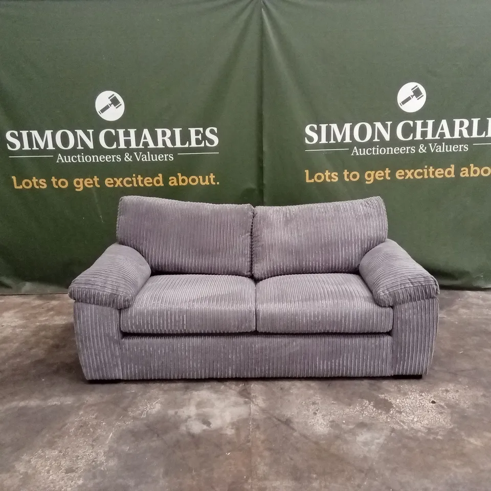 AMALFI STANDARD BACK FABRIC SOFA BED - CHARCOAL RRP £699