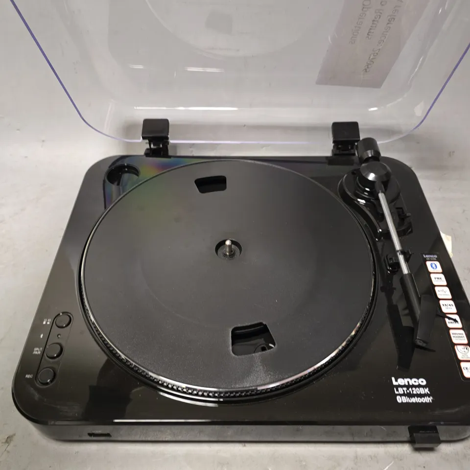 LENCO LBT-120 | 35 &45 RPM SEMI-AUTOMATIC BELT DRIVE USB TURNTABLE FOR VINYL
