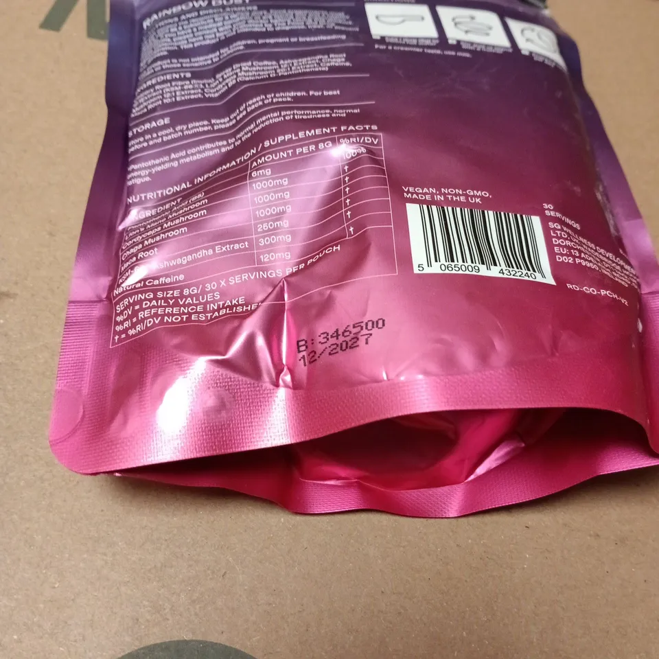 SPACEGOODS MUSHROOM AND COFFEE FLAVOUR FOOD SUPPLEMENT 30 SERVINGS 