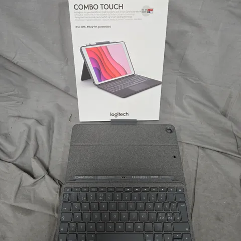 BOXED LOGITECH COMBO TOUCH IPAD KEYBOARD (7TH, 8TH & 9TH GEN) - SCANDINAVIAN LAYOUT 