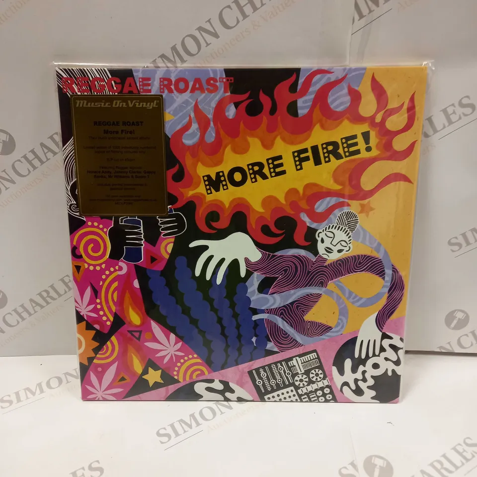 SEALED & SLEEVED MUSIC ON VIYNL REGGAE ROAST MORE FIRE 