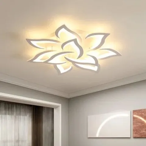 BOXED 10-LIGHT ACRYLIC LED CEILING LIGHT WARM LIGHT