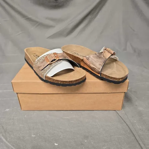 BONOVA SLIDERS - ROSE GOLD - SIZE 38/5