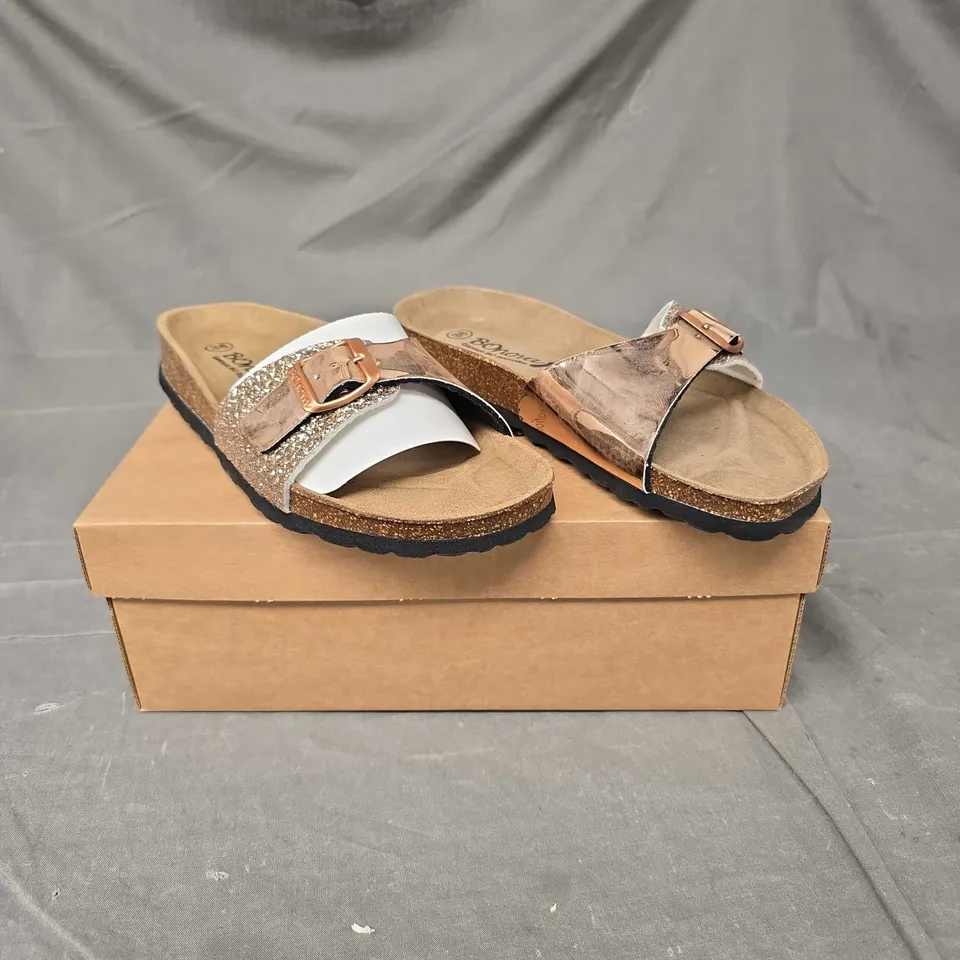 BONOVA SLIDERS - ROSE GOLD - SIZE 38/5