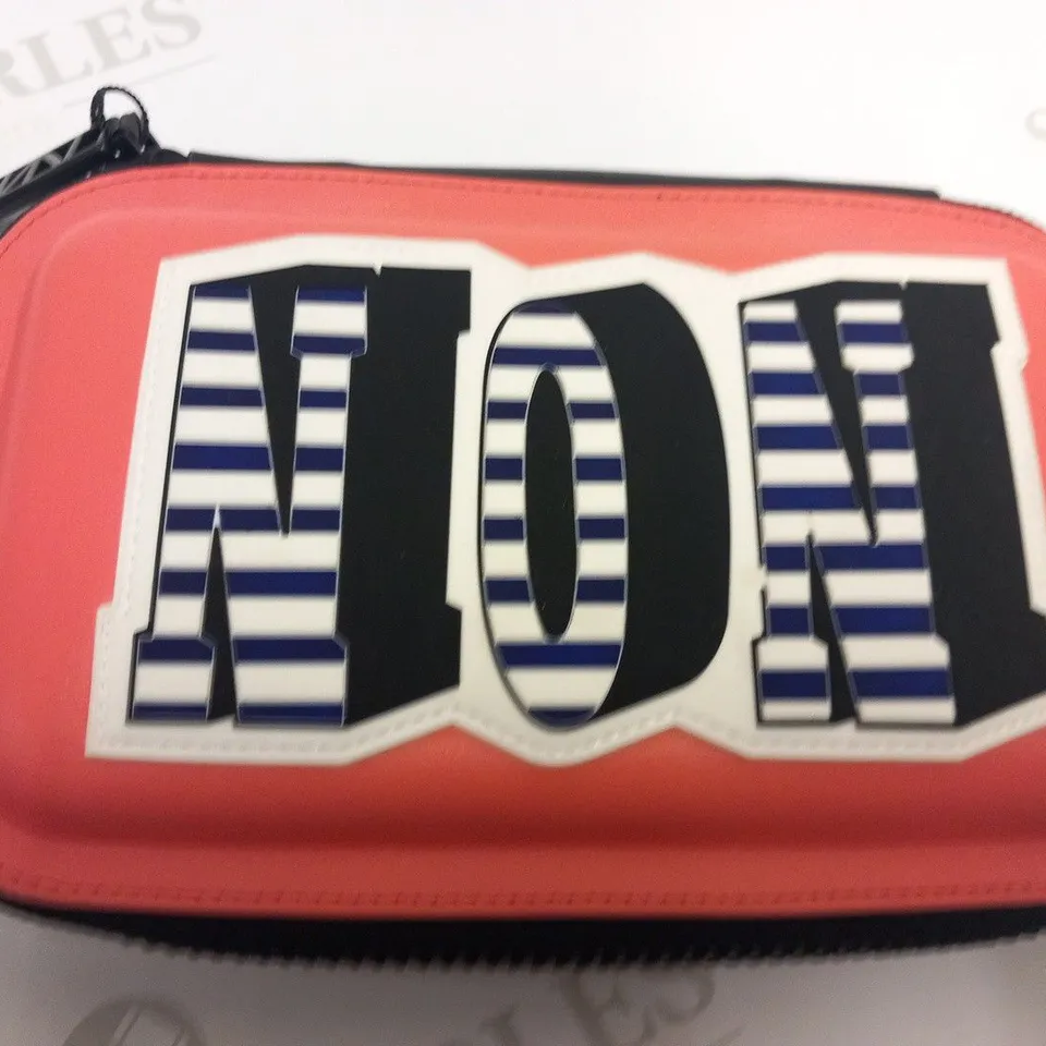 KENZO PARIS 'NON' CLUTCH BAG NUDE