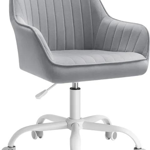 BOXED SONGMICS OFFICE SWIVEL CHAIR - GREY