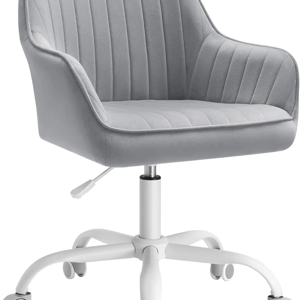 BOXED SONGMICS OFFICE SWIVEL CHAIR - GREY