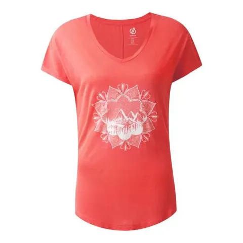 BRAND NEW DARE 2B SERENE T SHIRT PEACH BLOOM UK 16