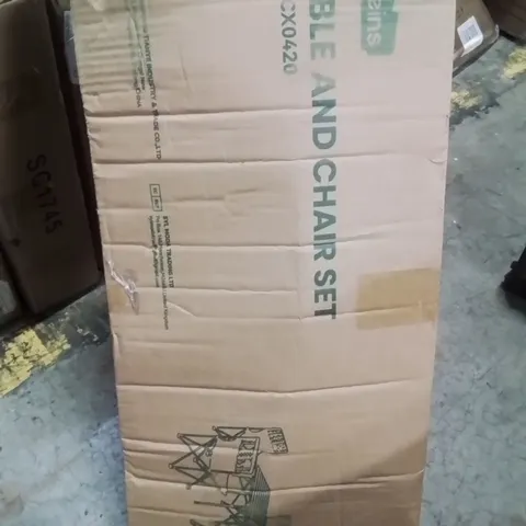 BOXED BREEINS TABLE AND CHAIRS SET