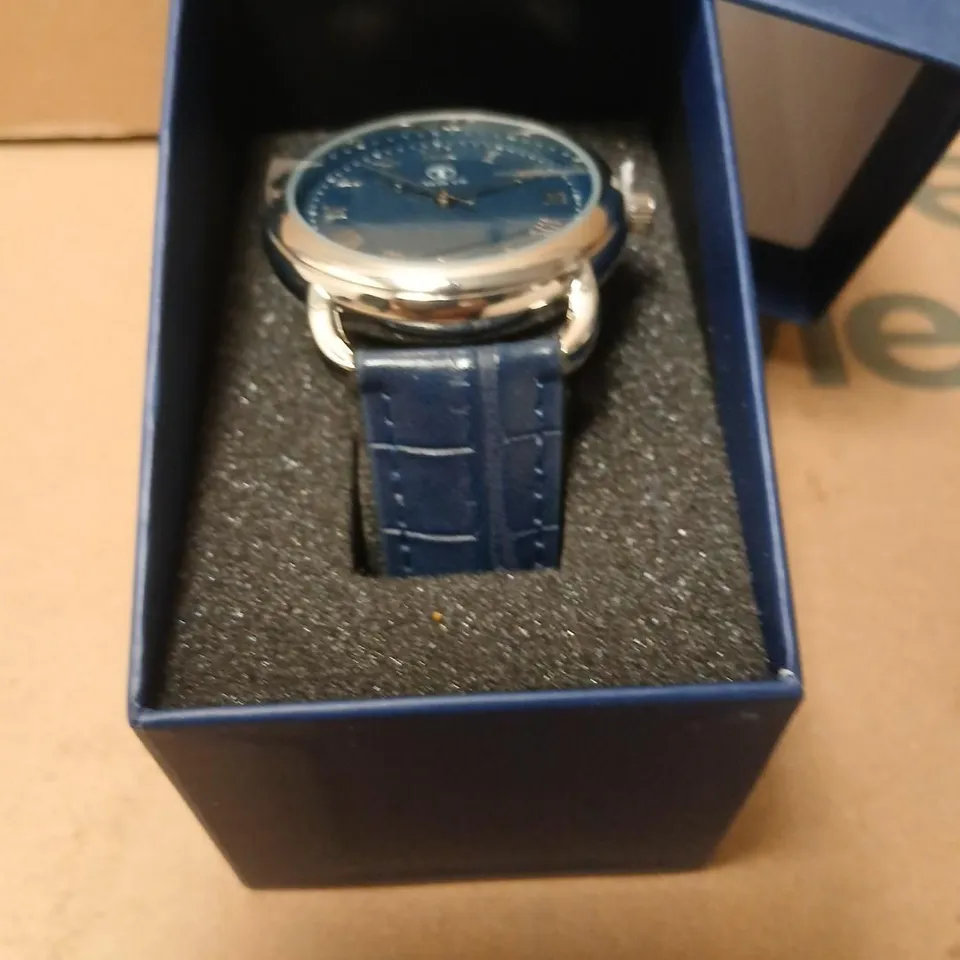 TALIS CO. WRISTWATCH – BLUE DIAL, BLUE STRAP, BOXED