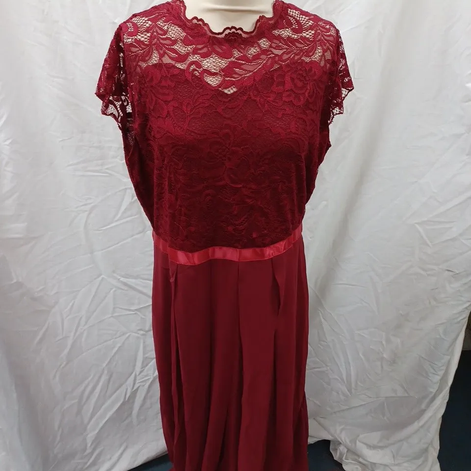 RED LACE DRESS SIZE XXL
