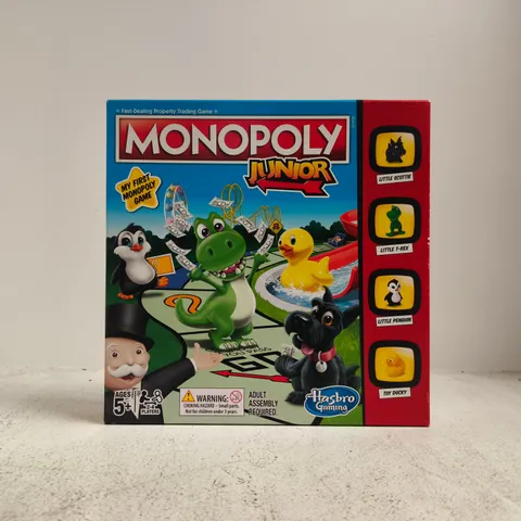 MONOPOLY JUNIOR BOARD GAME – HASBRO GAMING, BOXED