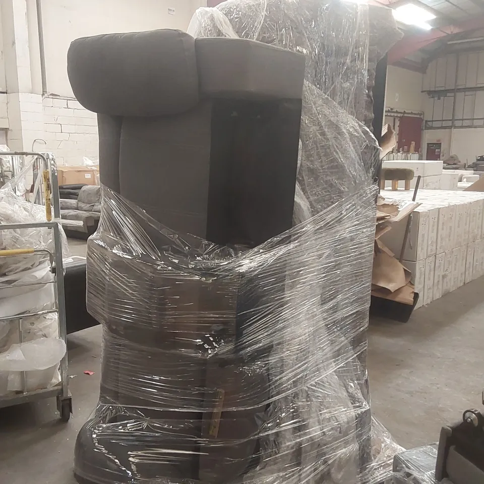 PALLET CONTAINING ASSORTED DESIGNER SOFA PARTS ECT