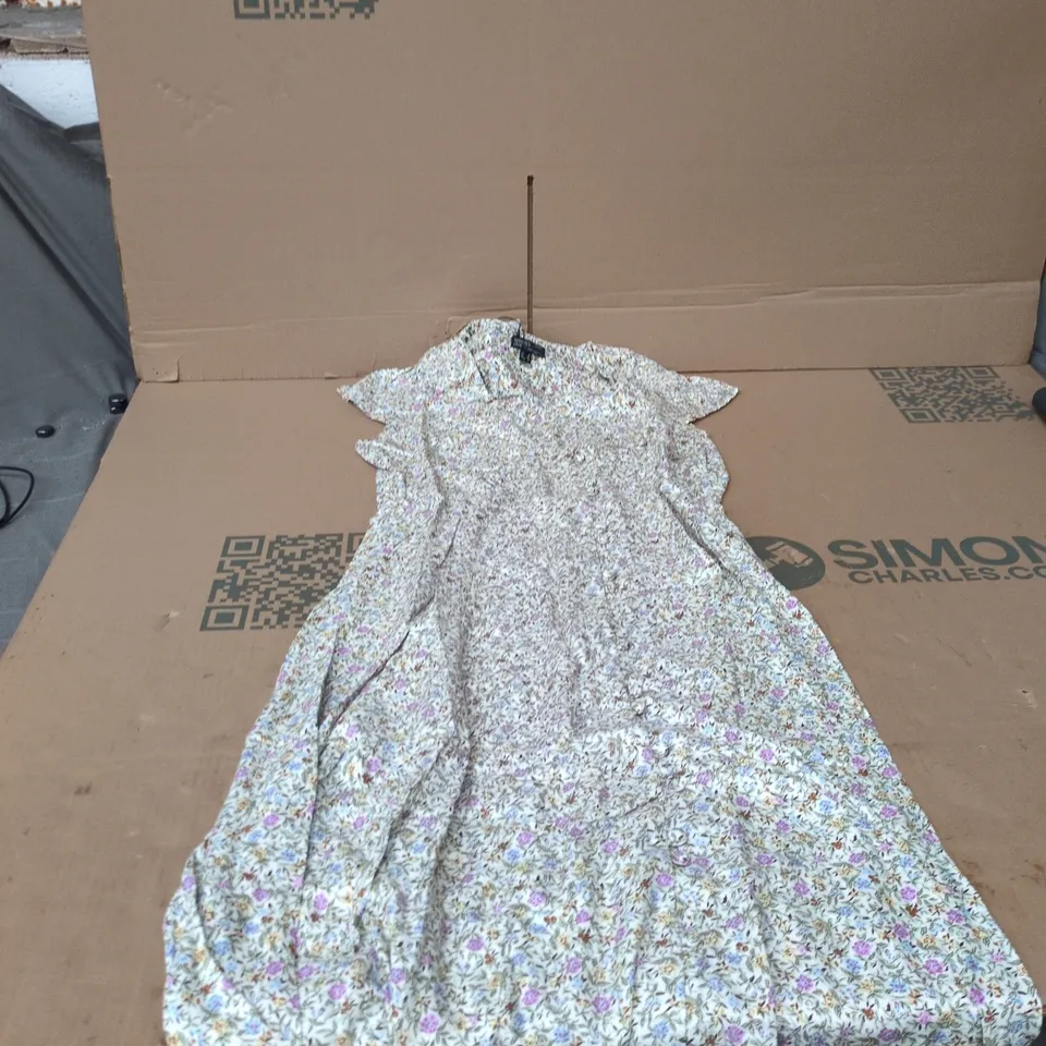 NOBODY'S CHILD PETITE AVERY MIDI DRESS – CREAM, UK 8