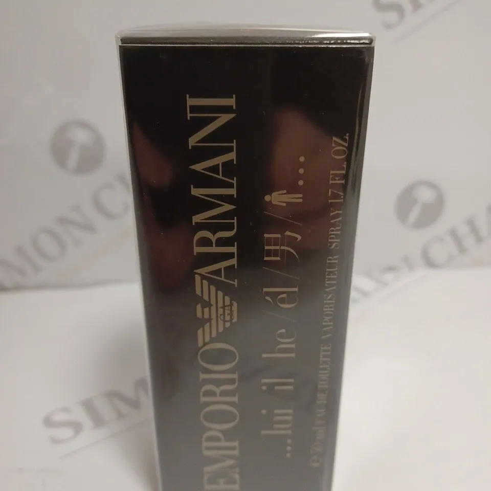 BOXED SEALED EMPORIO ARMANI HE EAU DE TOILETTE 50ML