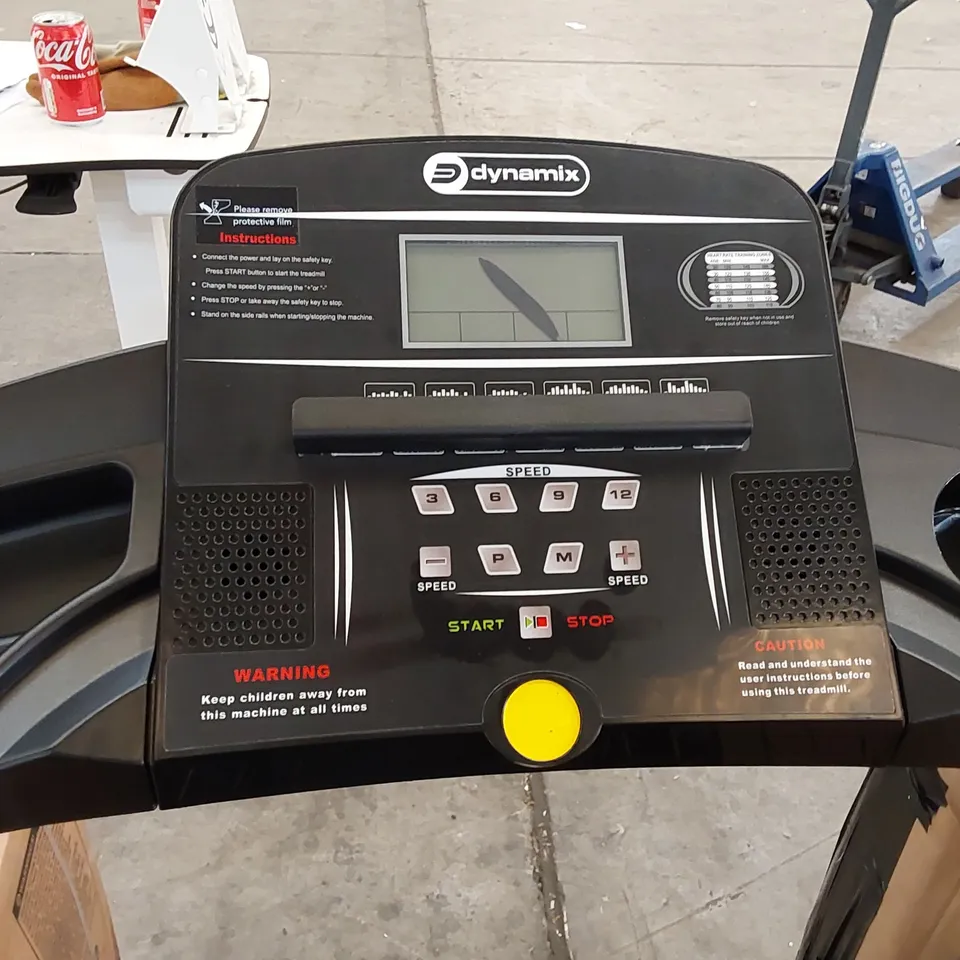 DYNAMIX T2000D FOLDABLE MOTORISED TREADMILL WITH MANUAL INCLINE  RRP £349.99