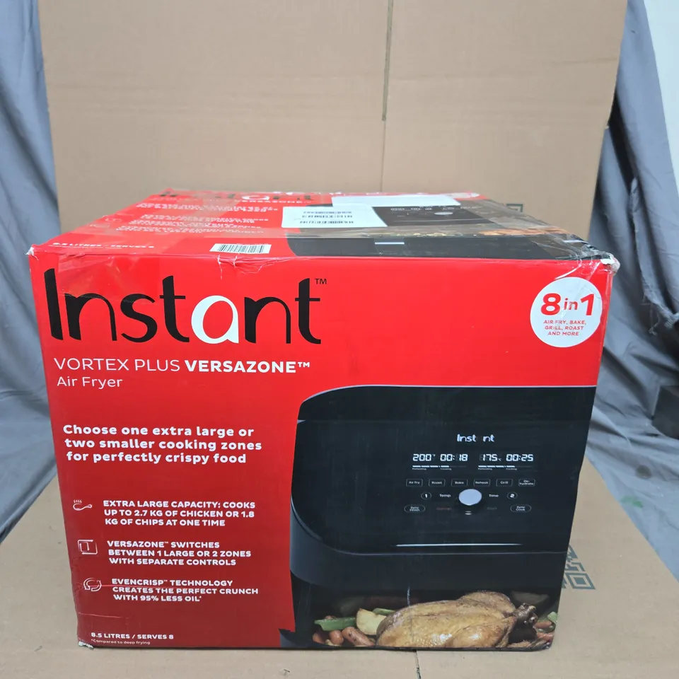 BOXED INSTANT VORTEX PLUS VERSAZONE AIR FRYER