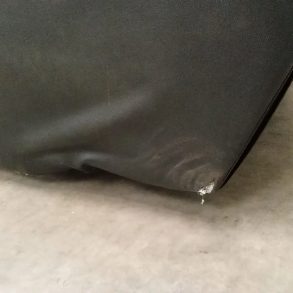 SIENNA FABRIC/FAUX LEATHER HIGH BACK 3 SEATER RECLINER SOFA RRP £849