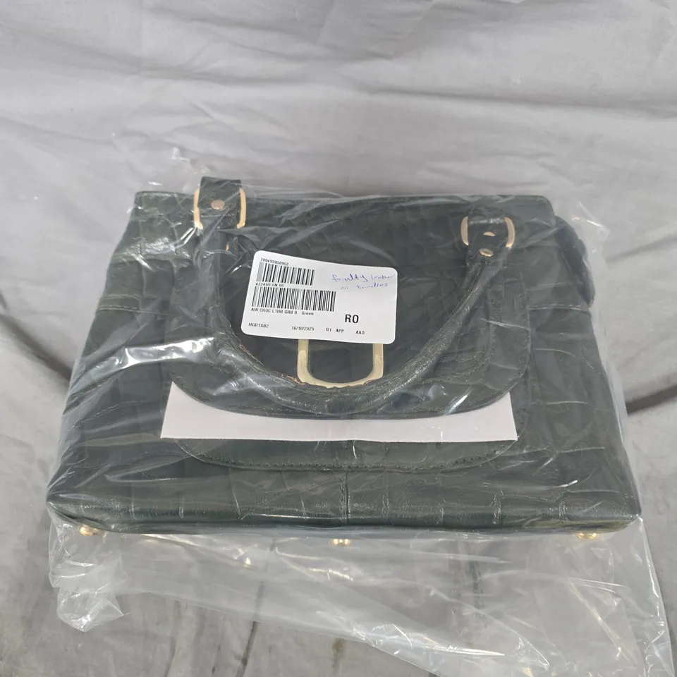 ASHWOOD LEATHER CROC GRAB BAG