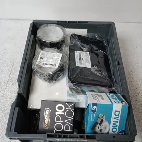 APPROXIMATELY 10 ASSORTED HOUSEHOLD ITEMS INCLUDING CARTRIDGE SYSTEM, DECORATORS VARNISH, METAL PARTS ETC.