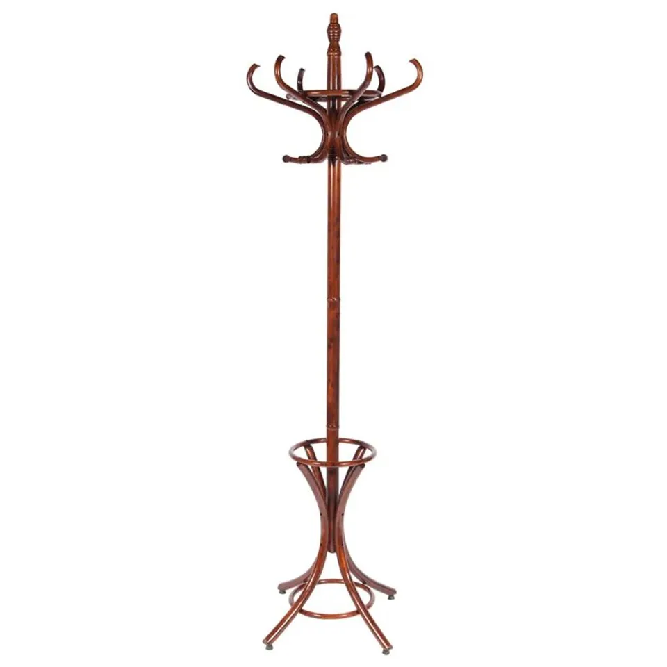 BOXED ALESSONDRA FREESTANDING 6-HOOK COAT RACK
