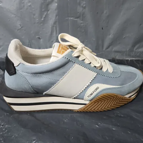 UNBOXED PAIR OF TOM FORD TRAINERS IN BLUE - SIZE 9