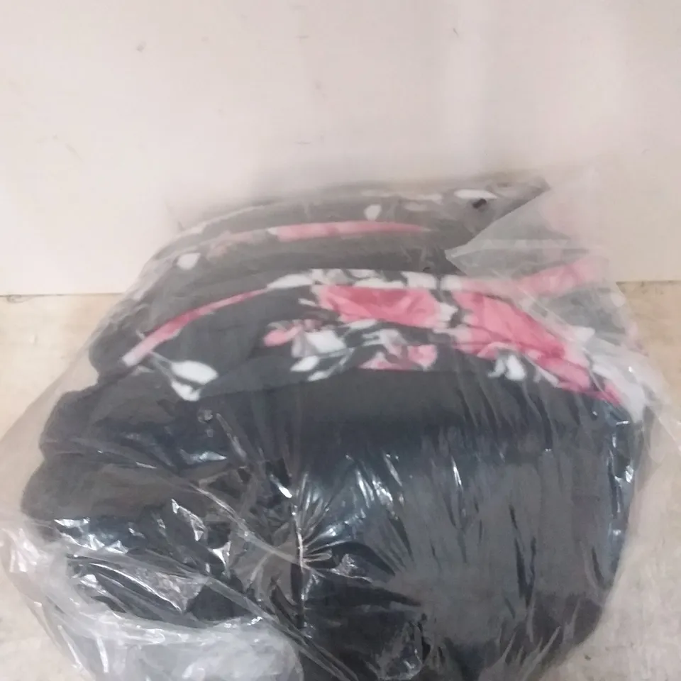 PACKAGED KING SIZE FURY DUVET SET - PINK FLOWERS 