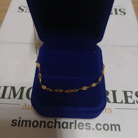 GOLD 9CT ITALIAN GOLD GRADUATED PETAL NECKLACE 0.85G 