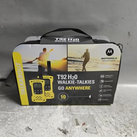 BOXED SEALED MOROROLA T92 H20 WALKIE TALKIES