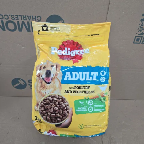 PEDIGREE COMPLETE ADULT POULTRY & VEG 3KG 