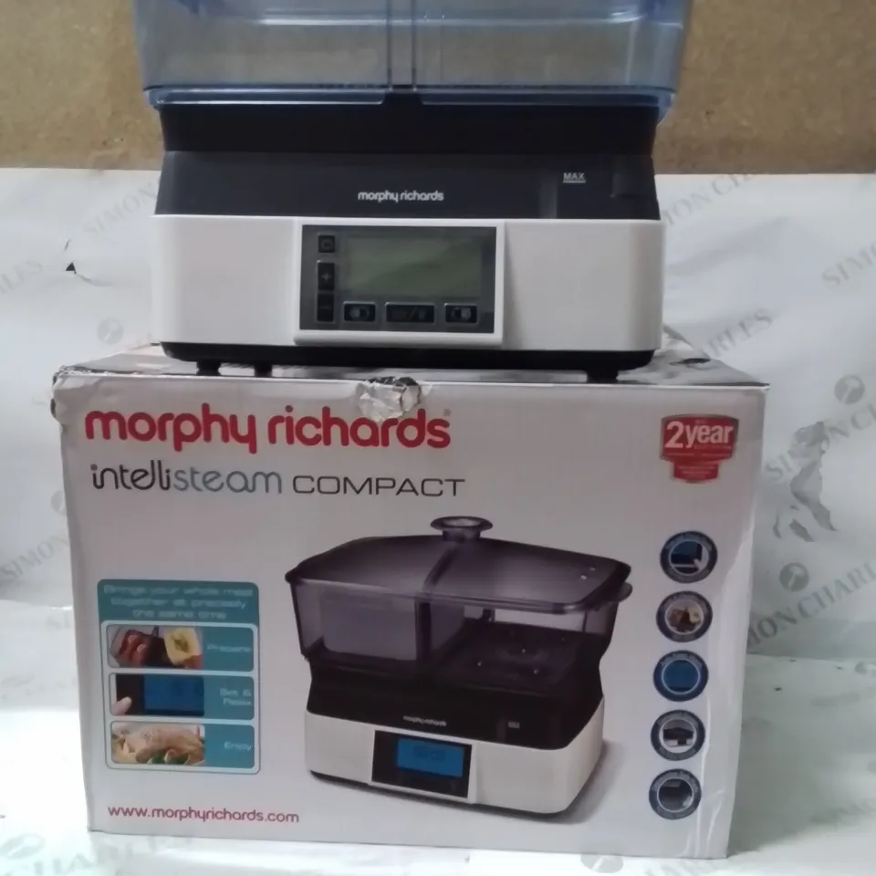 BOXED MORPHY RICHARDS INTELISTEAM COMPACT