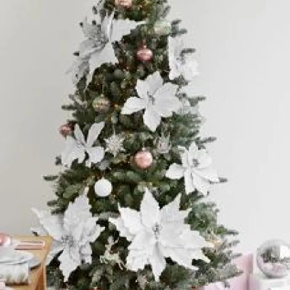 JM BY JULIEN MACDONALD SPARKLING FRAISER CHRISTMAS TREE 6FT - COLLECTION ONLY