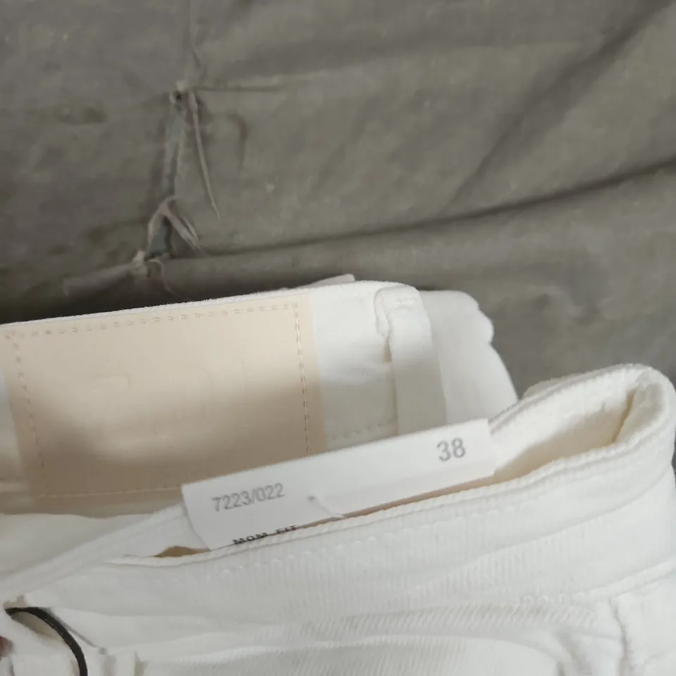 ZARA WOMEN'S WHITE TROUSERS, UK 10 (EU 38)