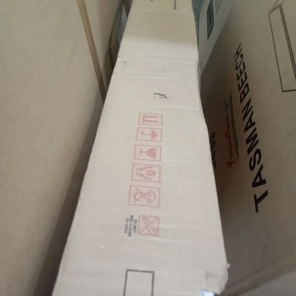 BOXED COLONIAL 3 DRAW SLIM CHEST - WHITE