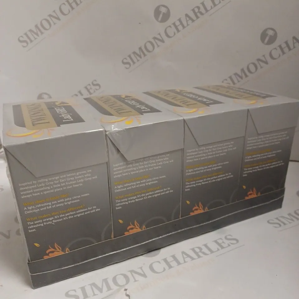 4 X BOXED PACKS OF TWININGS LADY GREY TEA 