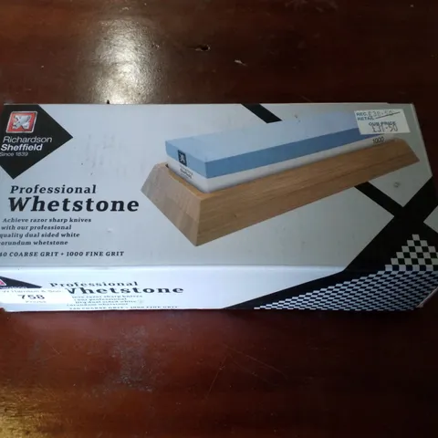 BOXED RICHARDSON SHEFFIELD PROFESSIONAL WHETSTONE