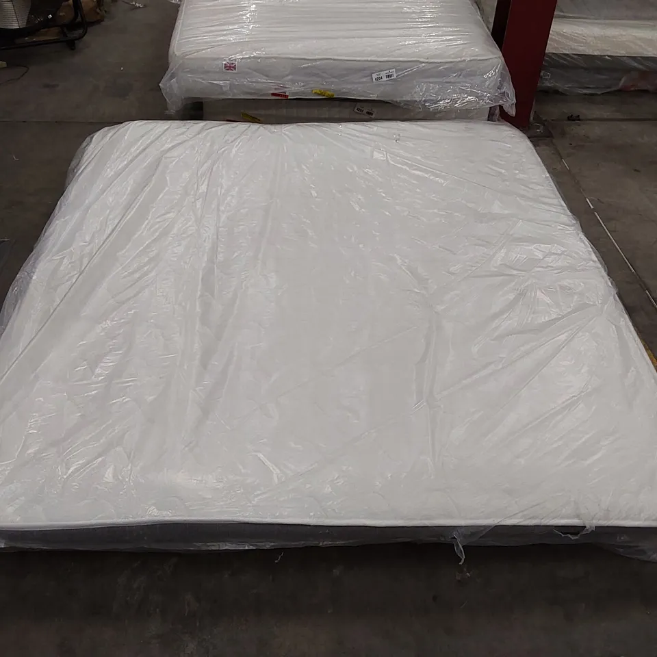 QUALITY BAGGED MEMORY FOAM SPRUNG OPEN COIL SUPER KING SIZE 6FT MATTRESS