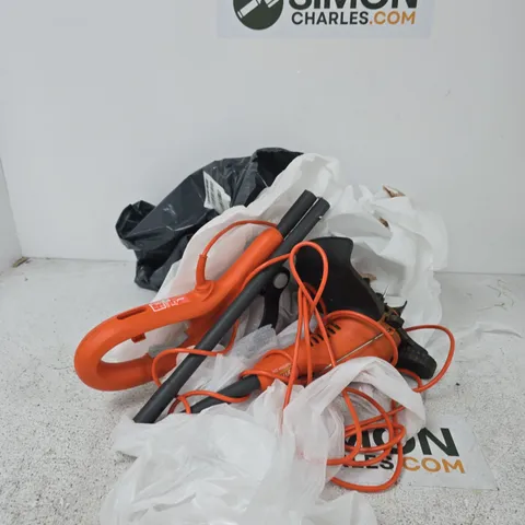 FLYMO ELECTRIC GARDEN TRIMMER – ORANGE HANDHELD GRASS STRING TRIMMER