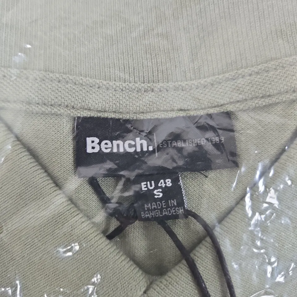 BENCH POLO SHIRT – OLIVE GREEN, EU 48 / S (MADE IN BANGLADESH)